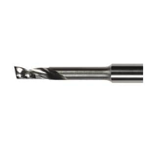 Frese per cere e plastiche - 35 mm - PMMA, per CAM K2-K4-N4/N4+/Z4 - P250-F1-35 Fresa monotagliente Ø 2,5 mm