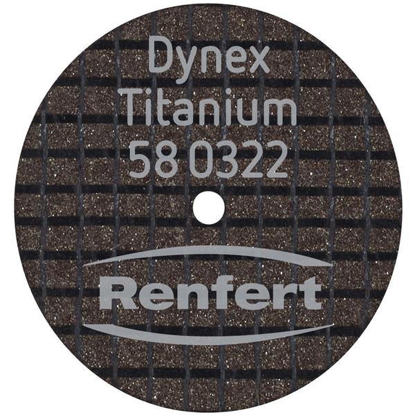 DISCHI SEPARATORI DYNEX - Misura 22x0,3mm per titanio