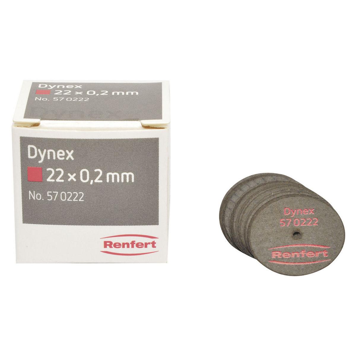 DISCHI SEPARATORI DYNEX - Misura 22x0,2mm per metalli preziosi