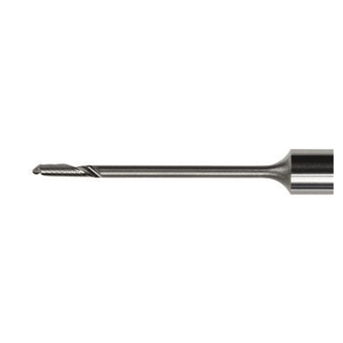 Frese per cere e plastiche - 40 mm - PMMA, per CAM S1- S2 -S5-K5/K5+- R5-E5-E4 - P100-R1-40 Fresa raggiata Ø 1,0 mm*