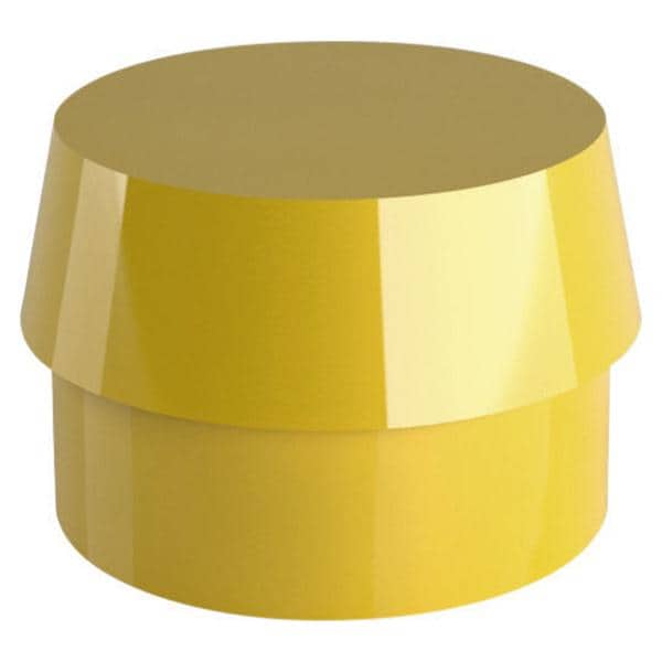 CAPPETTE OT CAP NORMO Ø 2,5 MM - Gialle - ritenzione extra soft - foro interno ridotto per sfere Ø 2.25