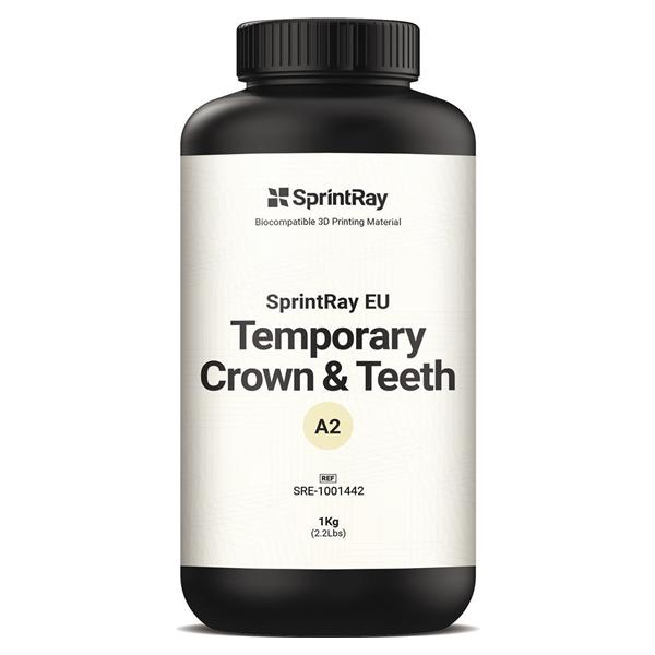 RESINA EU TEMPORARY CROWN & TEETH - A2 Confezione da 1 Kg