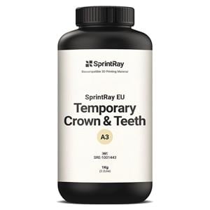 RESINA EU TEMPORARY CROWN & TEETH - A3 Confezione da 1 Kg
