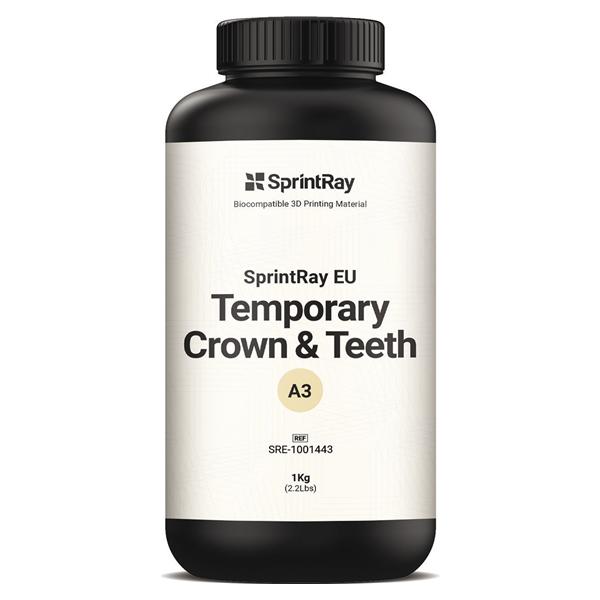 RESINA EU TEMPORARY CROWN & TEETH - A3 Confezione da 1 Kg