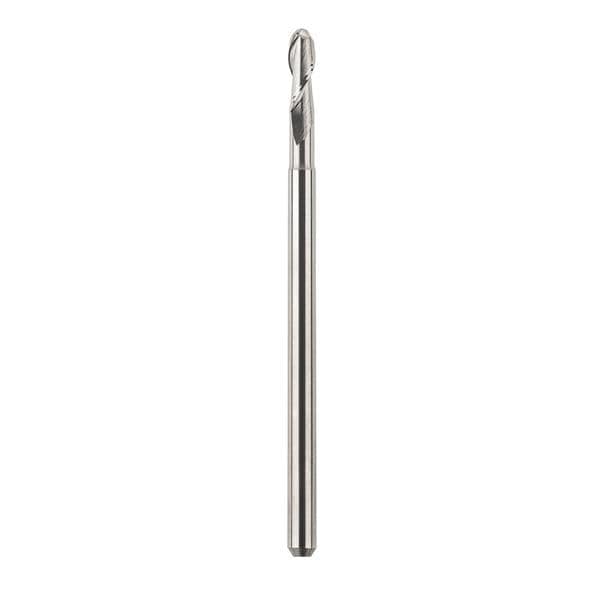 Fresa per ALIGNER e plastiche - 60 mm - PMMA, per CAM E3 - P300-R2-60 Fresa raggiata doppio taglio Ø 3,0 mm