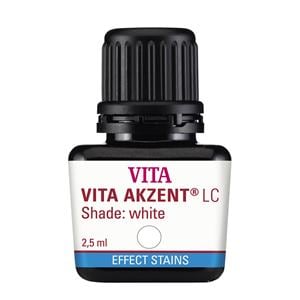 AKZENT LC EFFECT STAINS - WHITE 2.5 ml