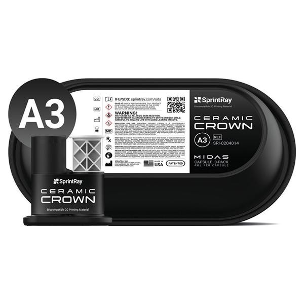 RESINA CERAMIC CROWN CAPSULE - A3 3 CPS x 4 ML