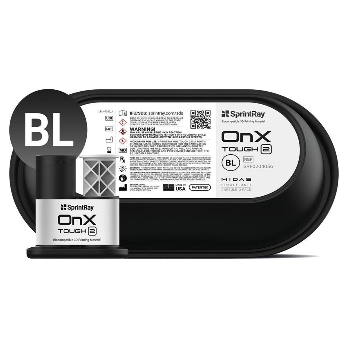 RESINA ONX TOUGH 2 - CAPSULE - z-BLEACH 3 CPS 4 ml cad.