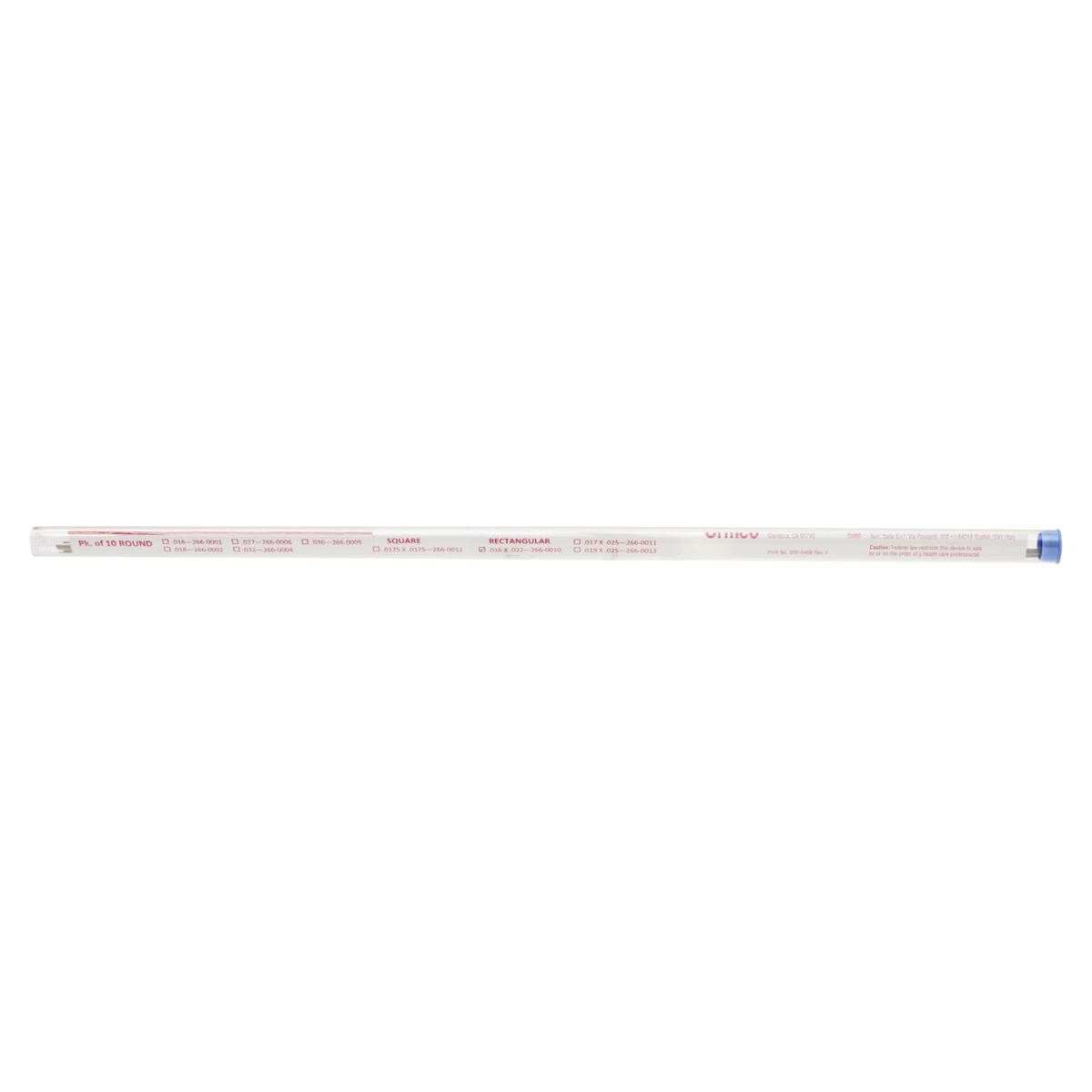 FILI TMA A SEZIONE RETTANGOLARE - Misura .016" x .022"