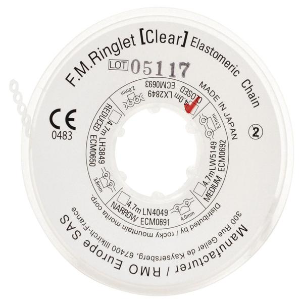 CATENELLE ELASTICHE (AD ESAURIMENTO) - Continua colore Trasparente