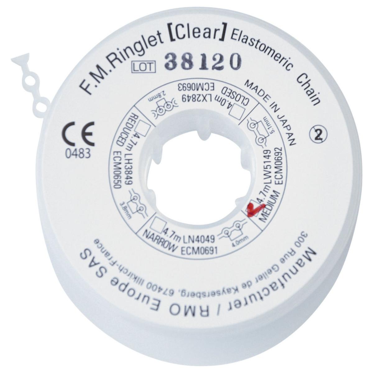 CATENELLE ELASTICHE (AD ESAURIMENTO) - Spaziata lunga colore Trasparente