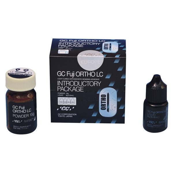 FUJI ORTHO LC INTRO PACK (FOTOPOLIMERIZZABILE) - Intro pack: polvere da 15 g, liquido da 6,8 ml (8 g) ed accessori