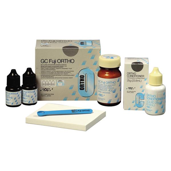 FUJI ORTHO (AUTOPOLIMERIZZANTE) - Intro pack: 1 polvere da 40 g, 2 liquidi da 6,8 ml cad. (8 g cad.)