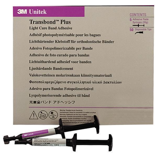 TRANSBONDT PLUS - Confezione: 5 siringhe da 4 g cad. (20 g) e 50 puntali