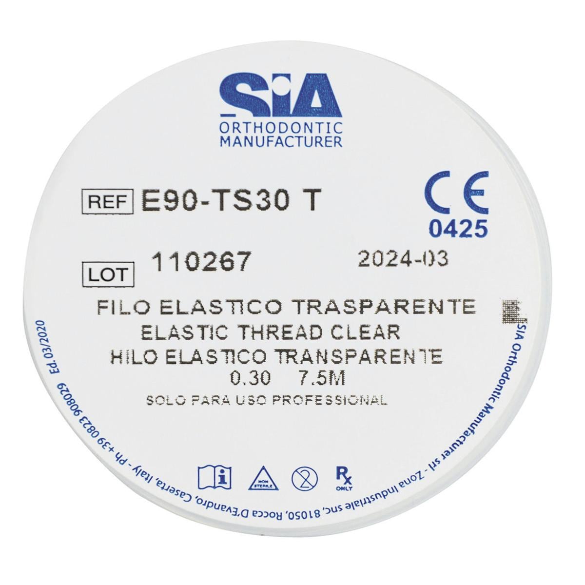 FILO ELASTICO - Misura Ø .025" colore Trasparente