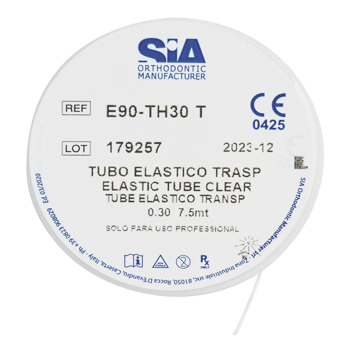 TUBO ELASTICO - Regular Ø .025" Trasparente