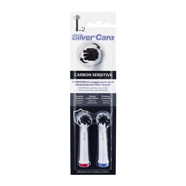 TESTINE PER SPAZZOLINI PURO - Per adulti Carbon Sensitive - 2 pz.