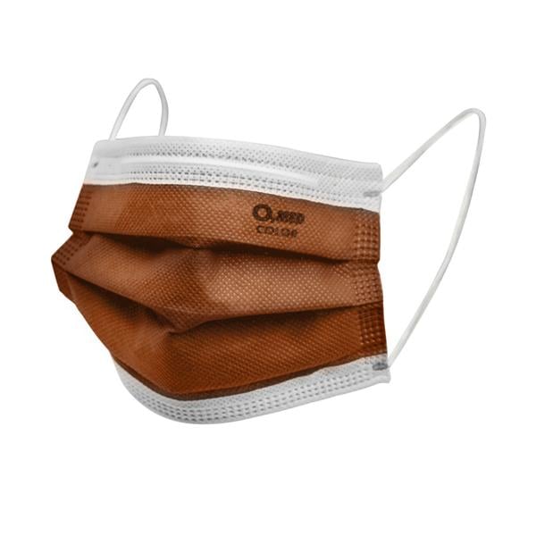 MASCHERINE O2 MED COLOR - Tabacco - 50 pz.