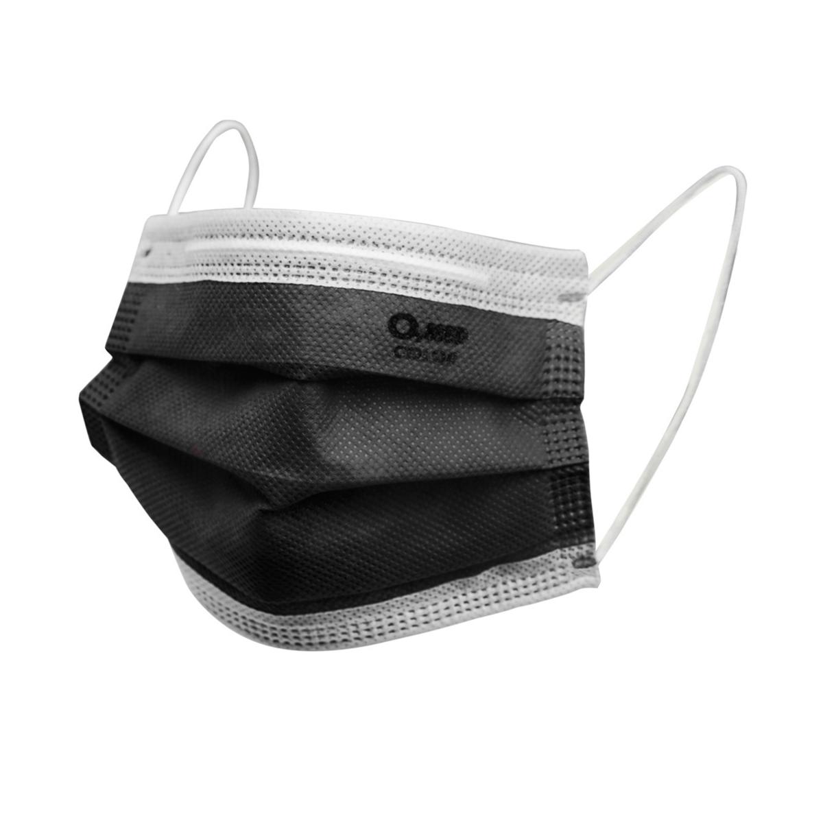 MASCHERINE O2 MED COLOR - Nero - 50 pz.