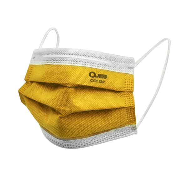 MASCHERINE O2 MED COLOR - Giallo - 50 pz.