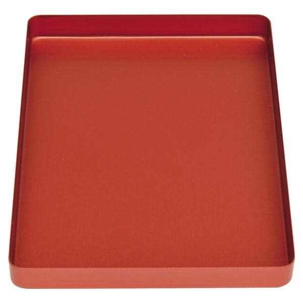 MINI-TRAYS IN ALLUMINIO ANODIZZATO - Rosso - 1 pz