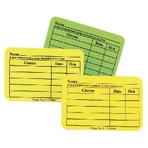 BIGLIETTI PER APPUNTAMENTO - Colore Giallo