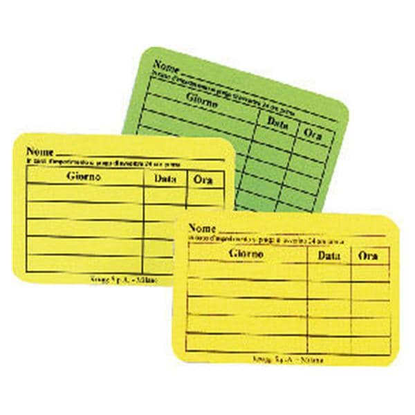 BIGLIETTI PER APPUNTAMENTO - Colore Giallo