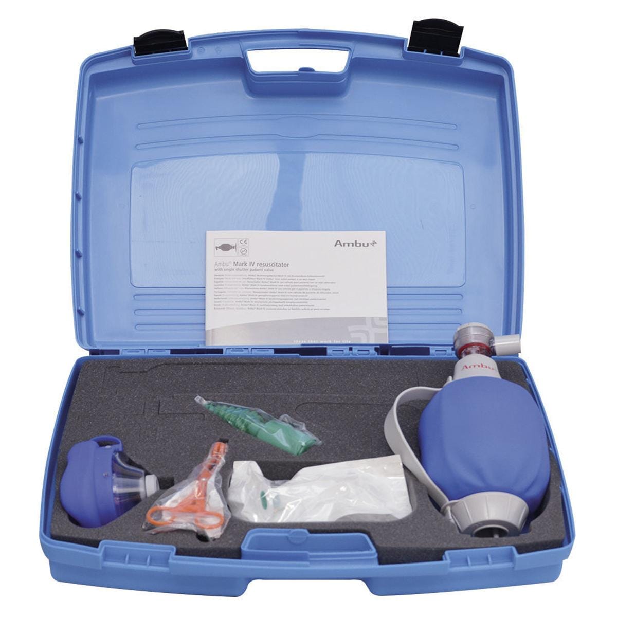 VALIGIA PER RIANIMAZIONE con pallone Ambu originale - 1 pz.