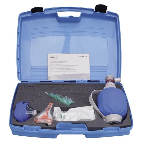 VALIGIA PER RIANIMAZIONE con pallone Ambu originale - 1 pz.