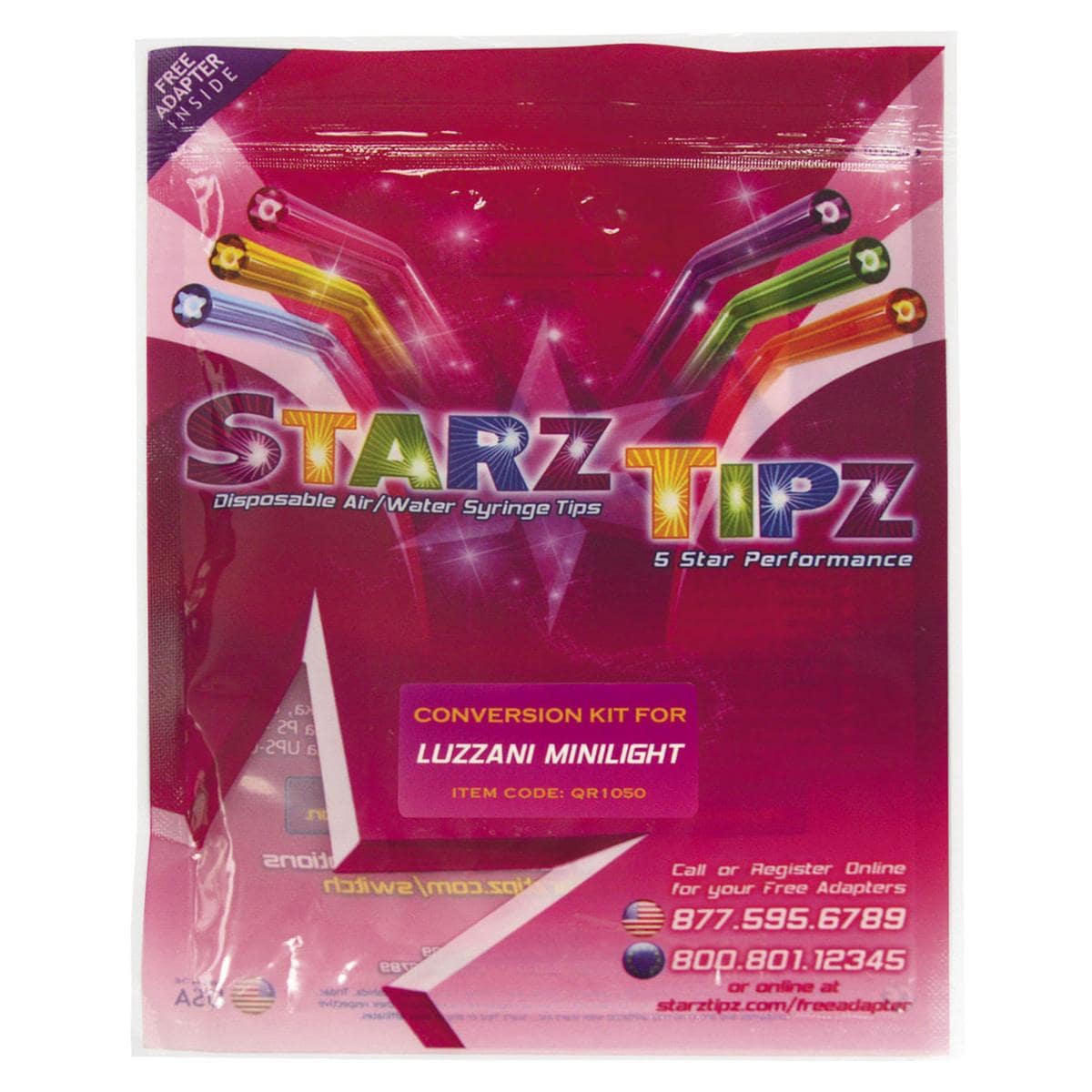 ADATTATORI STARZ TIPZ - LUZZANI UNIVERSALE - Mini Mate, Mini Light 3F-6F- FO, Fiber Optic Light