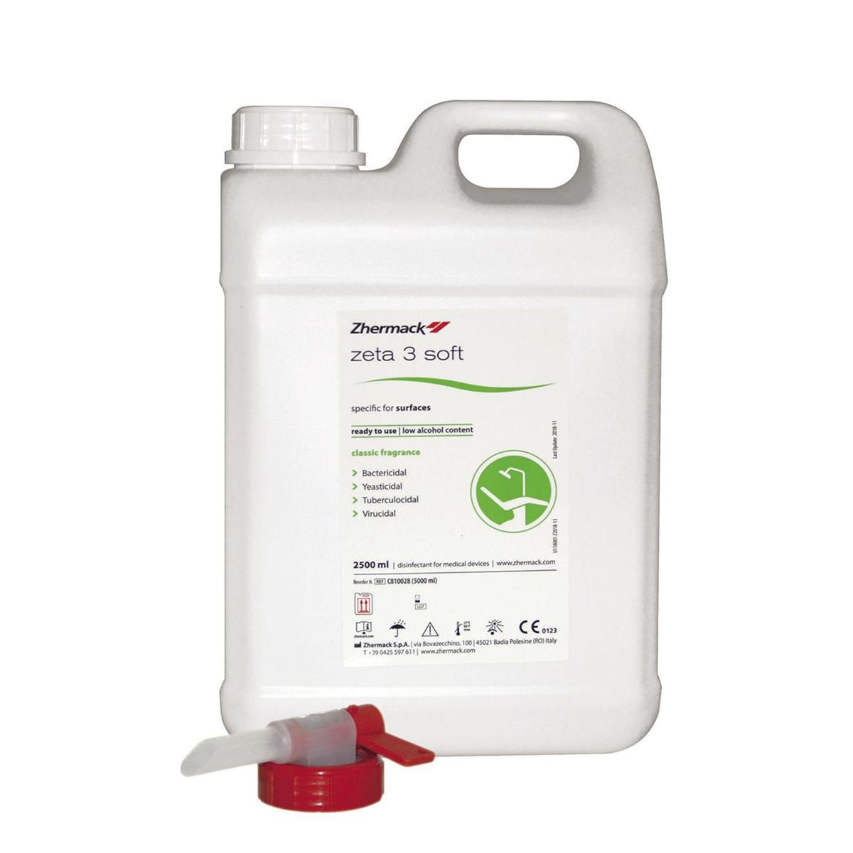 ZETA 3 SOFT CLASSIC - 2 Taniche da 2,5 litri cad. con erogatore