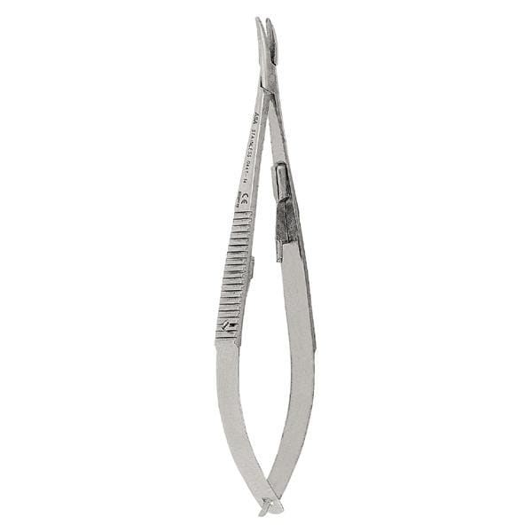 PORTA AGHI CASTROVIEJO TC - Curvo 14 cm (0446-14TC) - (Ad Esaurimento)