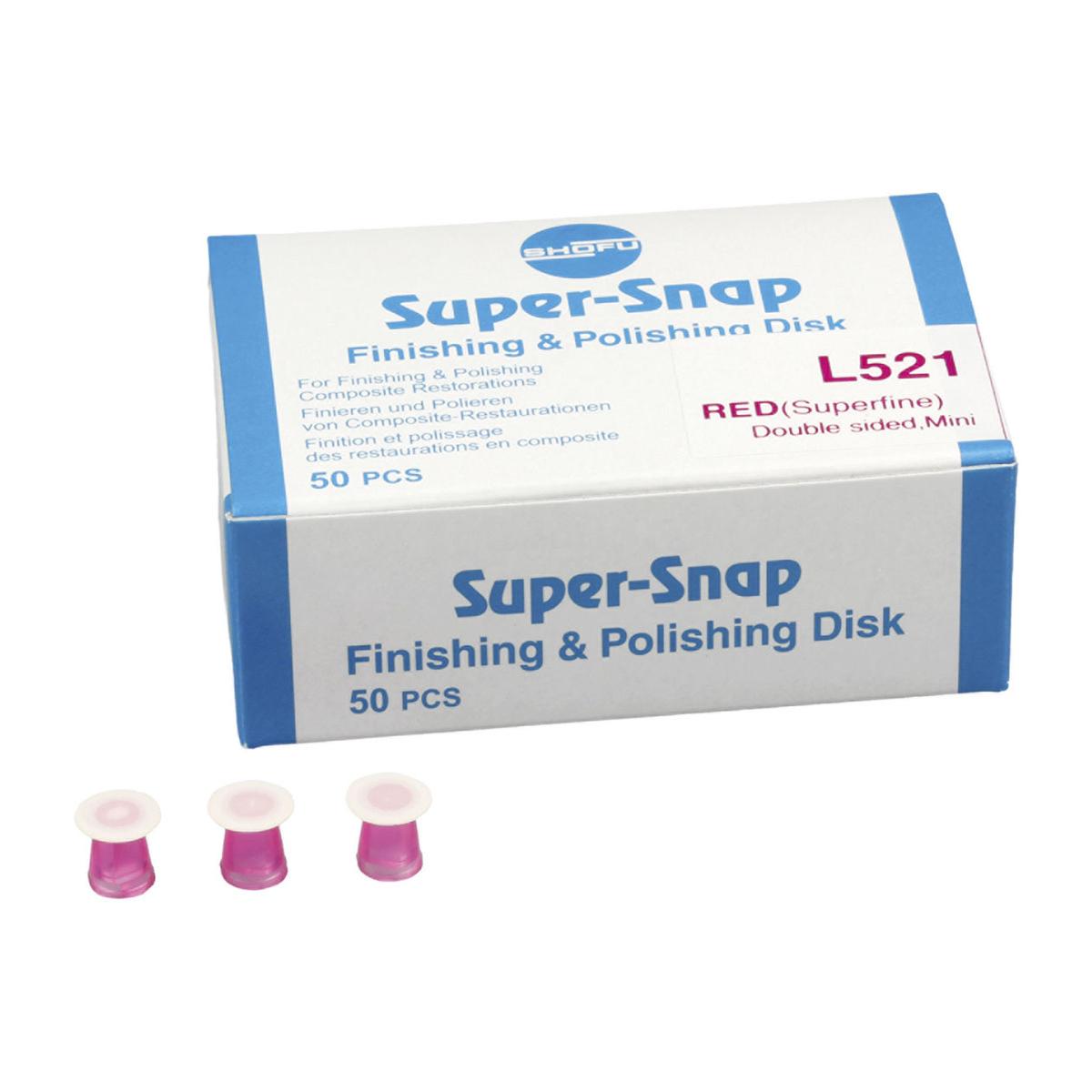 SUPER-SNAP - MINI DISCO - grana superfine/rossa - double sides