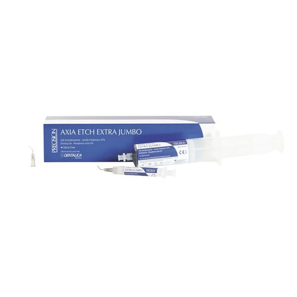 AXIA ETCH SILICA FREE - Extra Jumbo - Siringa da 60 g, 20 puntali e 5 siringhe vuote