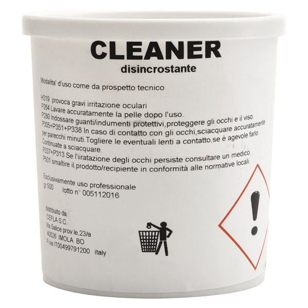 CLEANER DISINCROSTANTE RIM CALCARE - Barattolo da 500 g - Henry Schein  Krugg S.r.l.