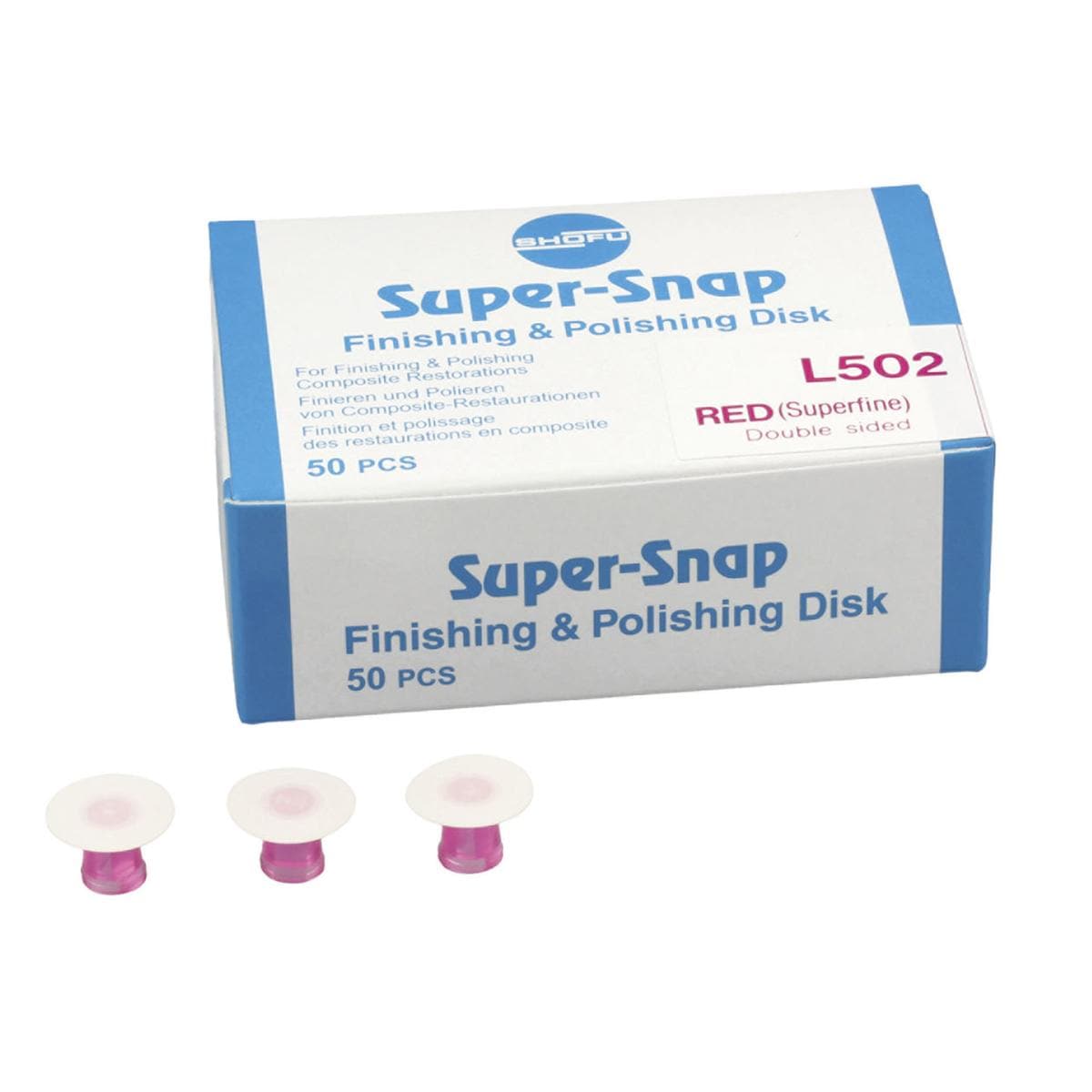 SUPER-SNAP - DISCO - grana superfine/rossa - double sides