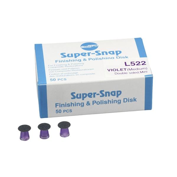 SUPER-SNAP - MINI DISCO - grana media/viola - double sides