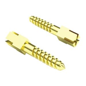 DENTAL SCREW POSTS DORATE RICAMBI - S1/ Ø mm 1,05 - short (mm 8)