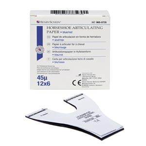 CARTA PER ARTICOLAZIONE A FERRO DI CAVALLO - Confezione: 6 libretti da 12 strisce cad. (72 strisce)