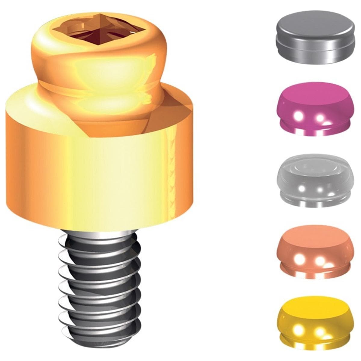 OT EQUATOR KIT PER IMPIANTI CON CONNESSIONE OTTAGONALE Ø 3,3 / 4,1 / 4,8 - Altezza transmucosa 1 mm