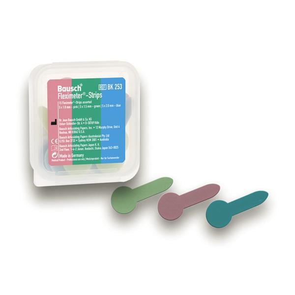 FLEXIMETER STRIPS - BK 253 - Confezione da 15 pz. (5 per spessore)