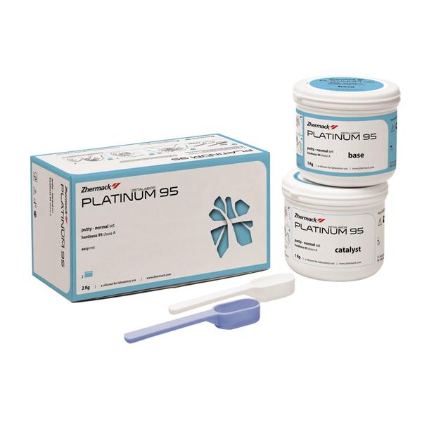 PLATINUM 95 - Confezione da 2 Kg: 1 barattolo da 1 Kg di base +1 barattolo da 1 Kg di catalizzatore