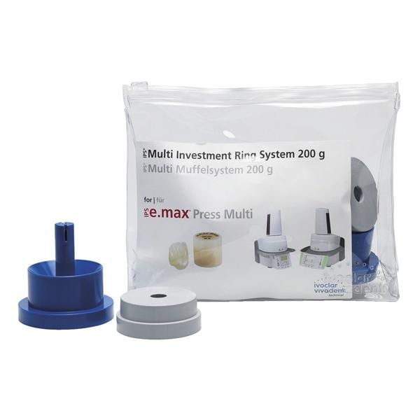 IPS MULTI MUFFEL SYSTEM 200 g - Confezione da 3 basi per cilindro e 3 squadra cilindri (coperchio)