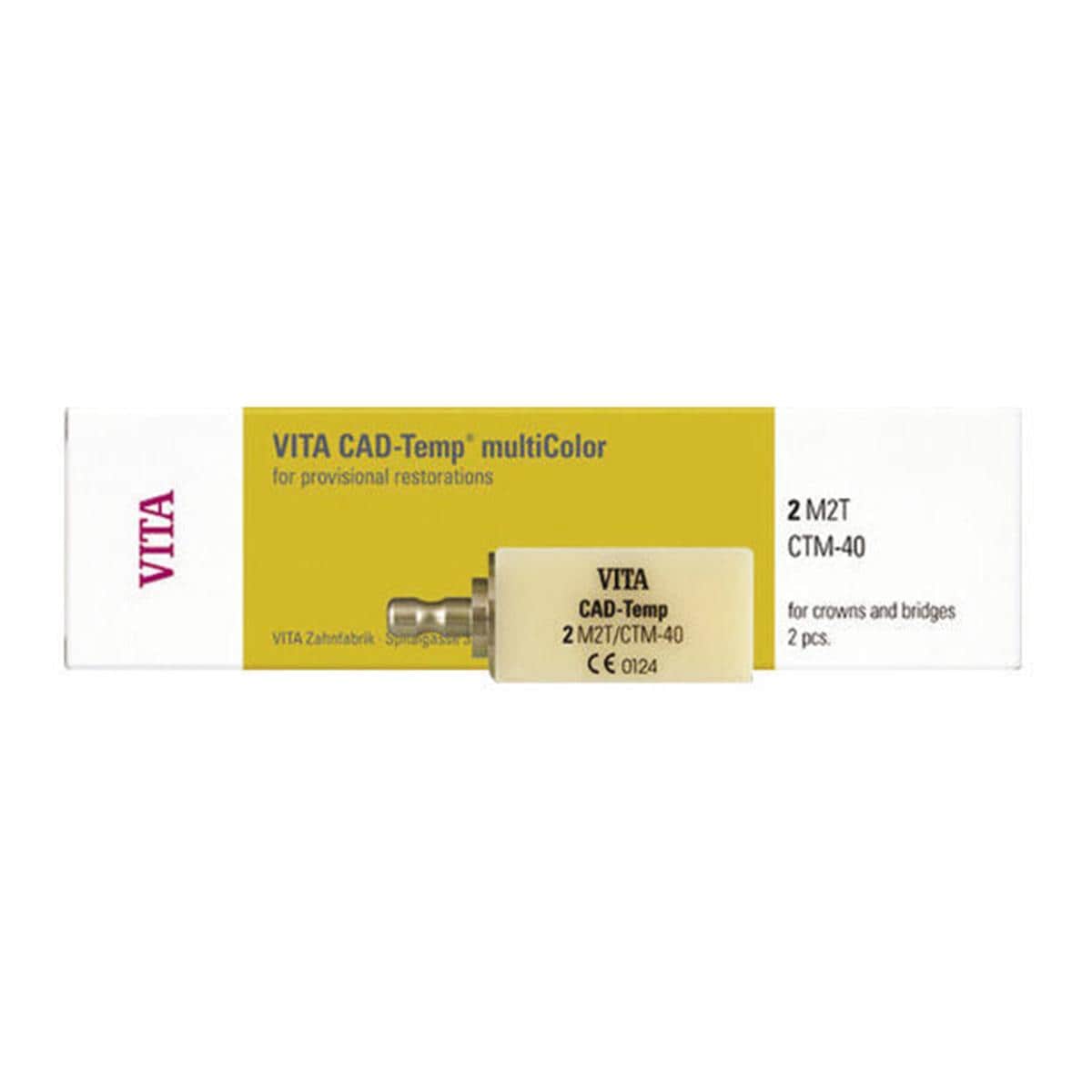 VITA CAD-Temp MULTICOLOR CTM 40 - 1M2T - 2 blocchetti