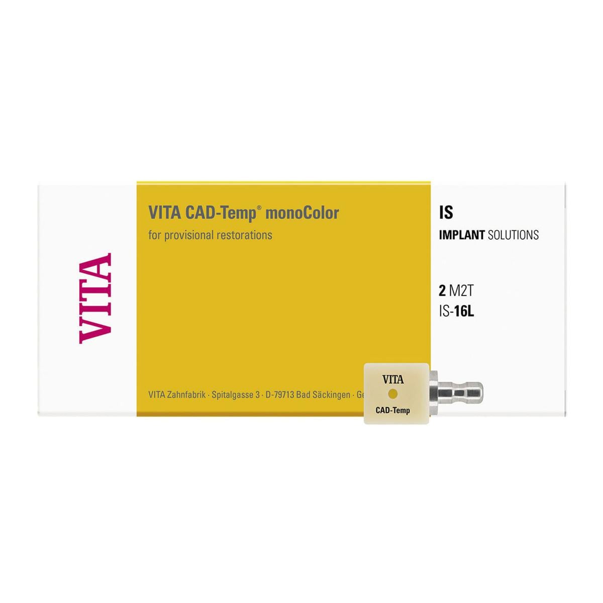 VITA CAD - Temp IS (Implant Solutions) - 16L- 2M2T