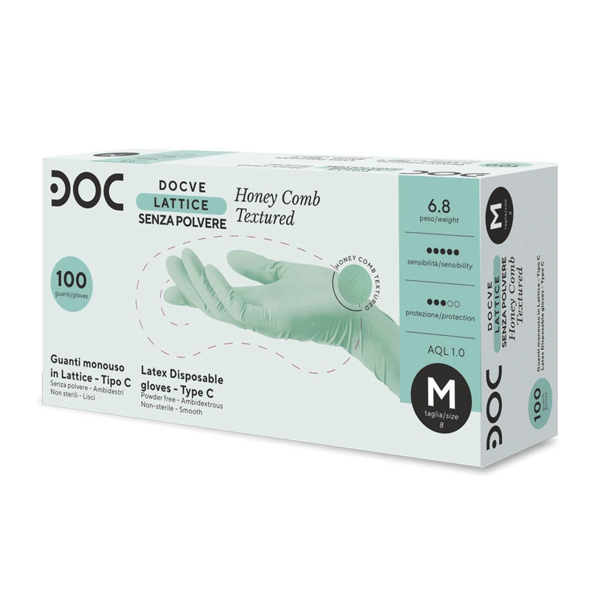 GUANTI NON CLORINATI VERDI PF - 1 scatola - LARGE