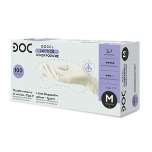 GUANTI CLORINATI BIANCHI PF - 10 scatole - SMALL