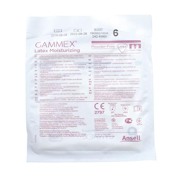 GUANTI GAMMEX LATEX MOISTURIZING - 1 paio - misura 6