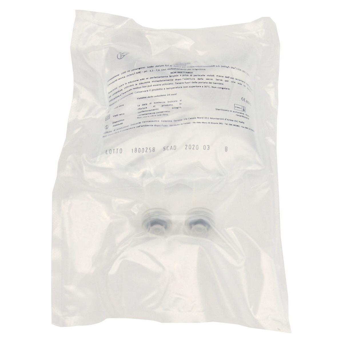 SODIO CLORURO 0,9% in sacche PVC FREE - Cartone da 20 sacche da 250 ml cad.