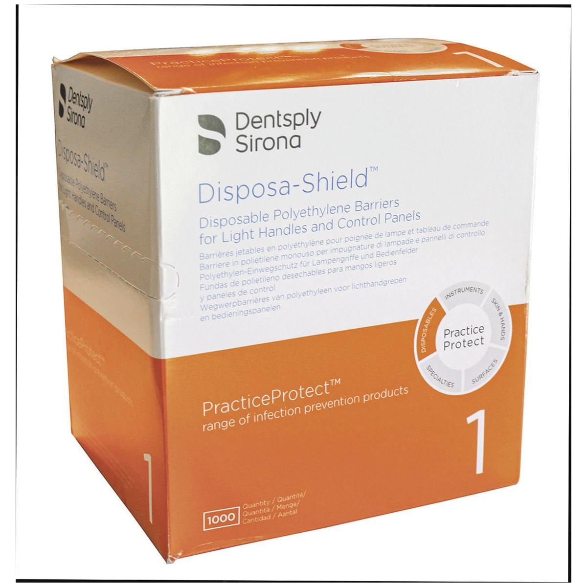 DISPOSA-SHIELD 1 - Trasparente - cm 10x15,5 - 1000 strappi